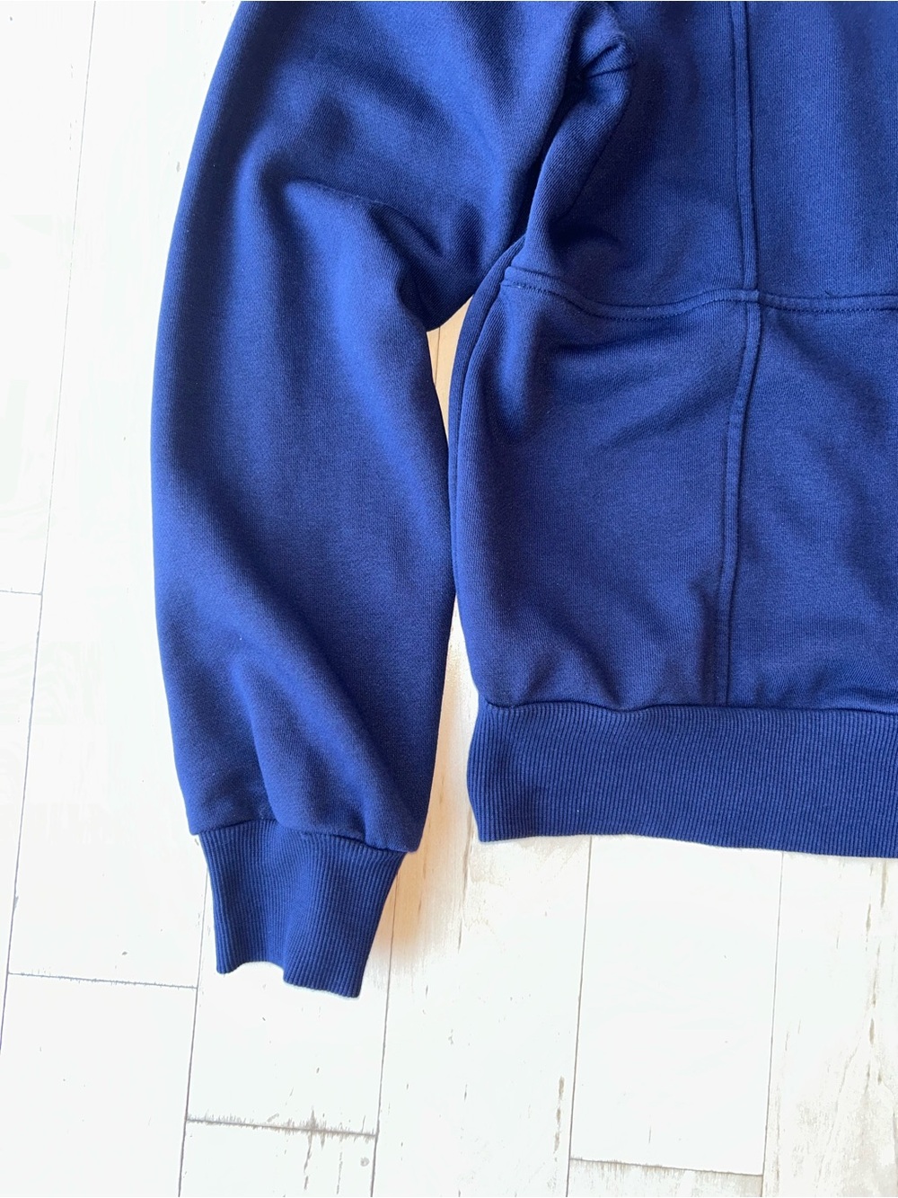 Evereve Women’s Navy/White Chelsea Half Zip Pullover Sweatshirt Size XS - Picture 12 of 14
